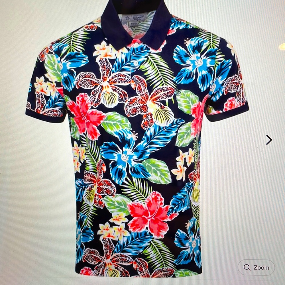 Original Penguin Floral Print Polo